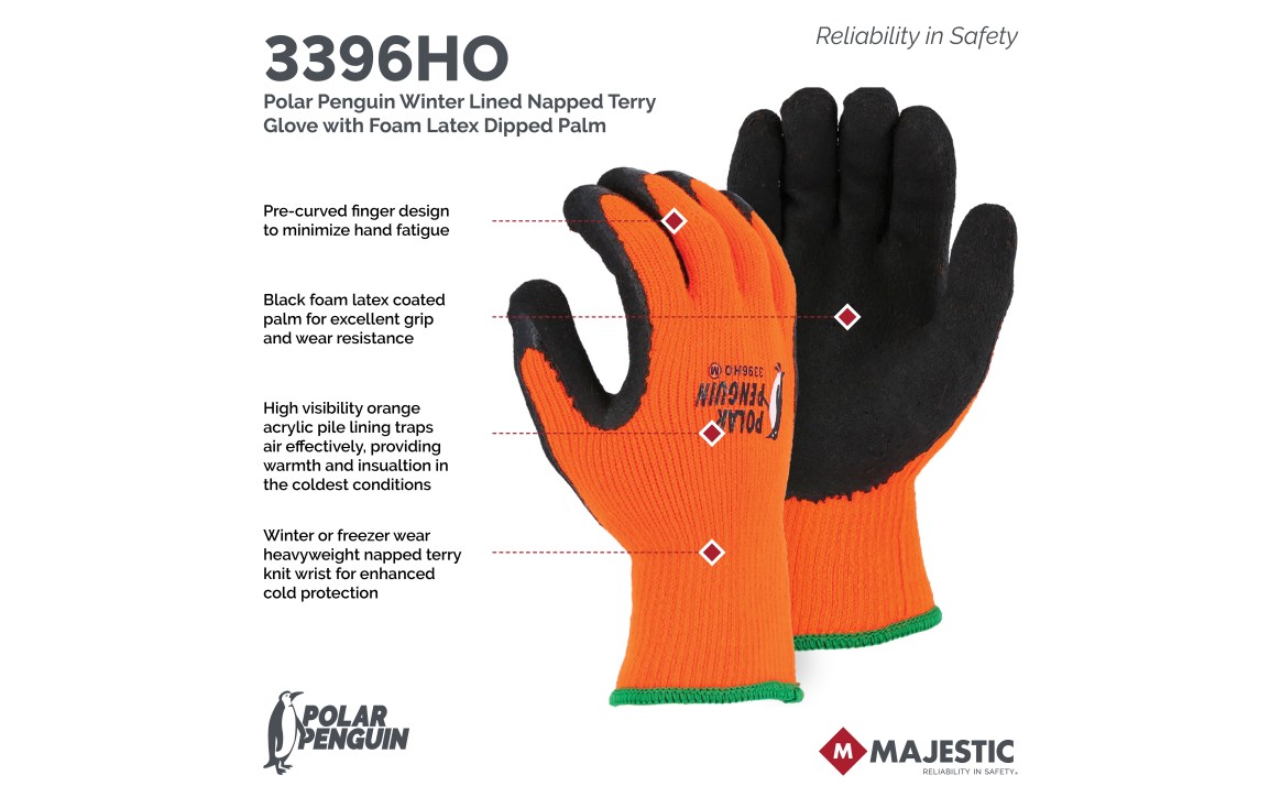 High Visibility Gloves | Reflective Safety Gear | Majestic Glove